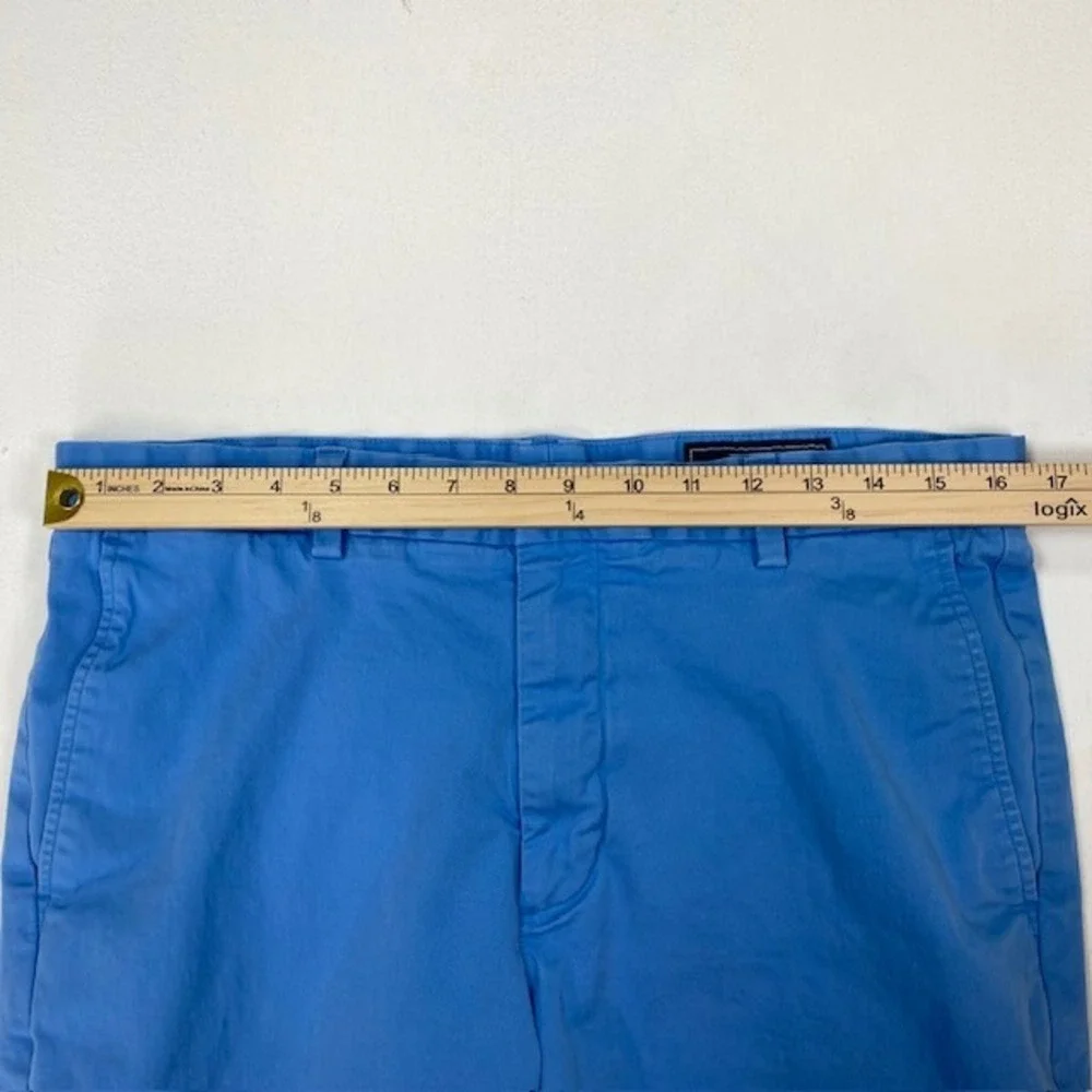 Vineyard Vines Mens 34 Breaker Shorts Blue‎ Stretch Cotton Chino 1H6027 SP20